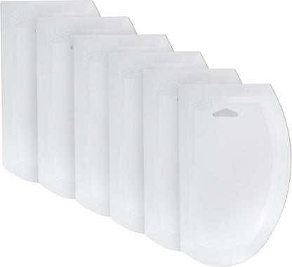 Ateco Large Plastic Bowl Scraper & Icing Smoother , White