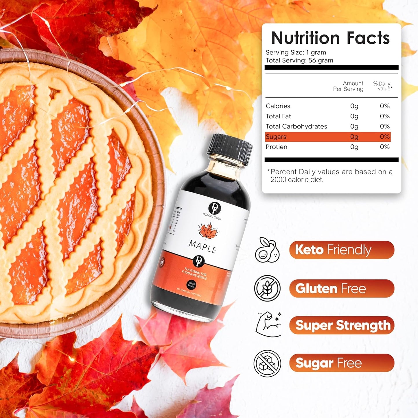 Dolce Flav Cheesecake Extract – 2 Ounce Water-Soluble Kosher, Sugar-Free, Concentrated Creamy Flavor for Desserts, Frostings & Pastries, Includes Measured Dropper