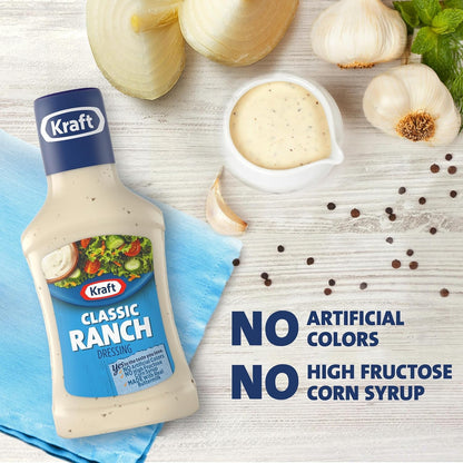 Kraft Classic Ranch Dressing, 16 fl oz Bottle