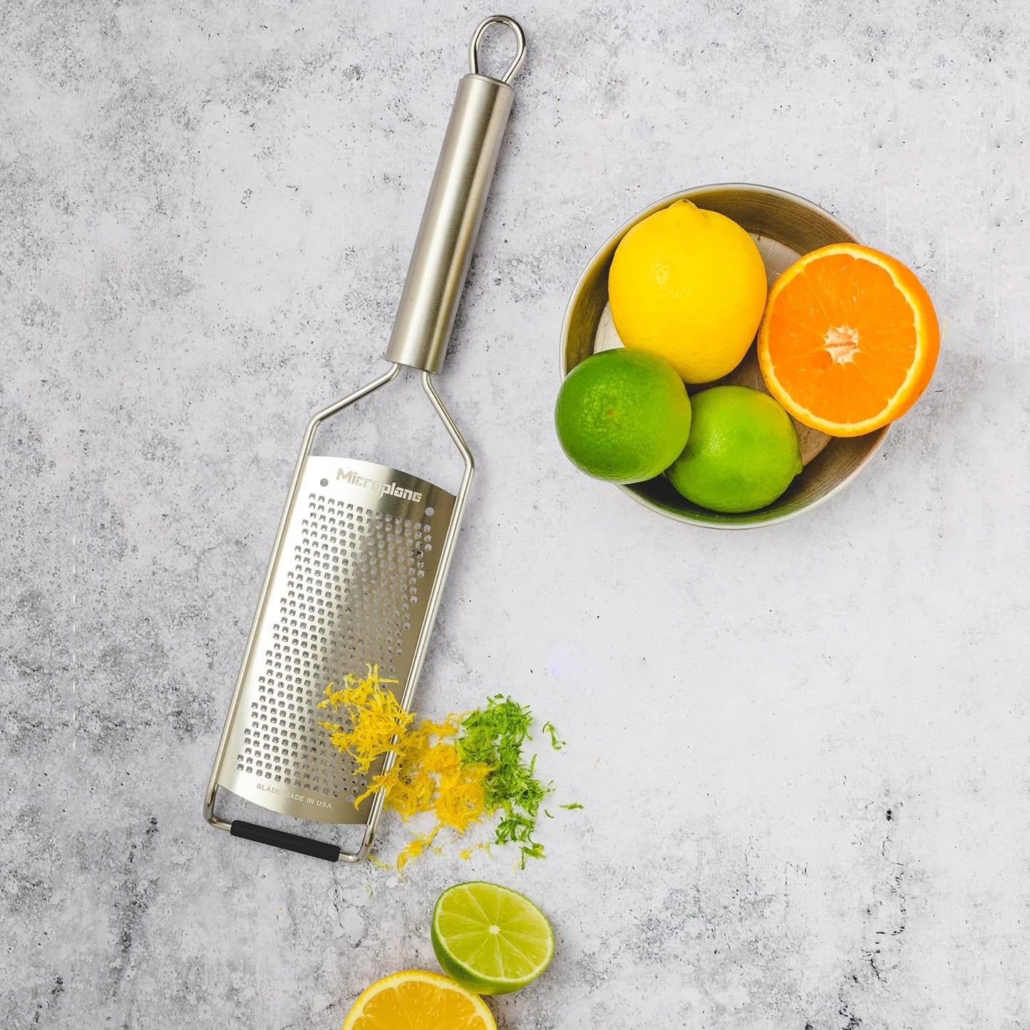 Microplane Professional Series Kitchen Grater Large Shaver for Hard Cheese, Chocolate and Truffle with Stainless Steel Blades - Made in USA