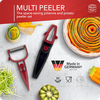 Borner by Reston Lloyd Muli Dicer/Julienne Hand Held Vegetable Slicer
