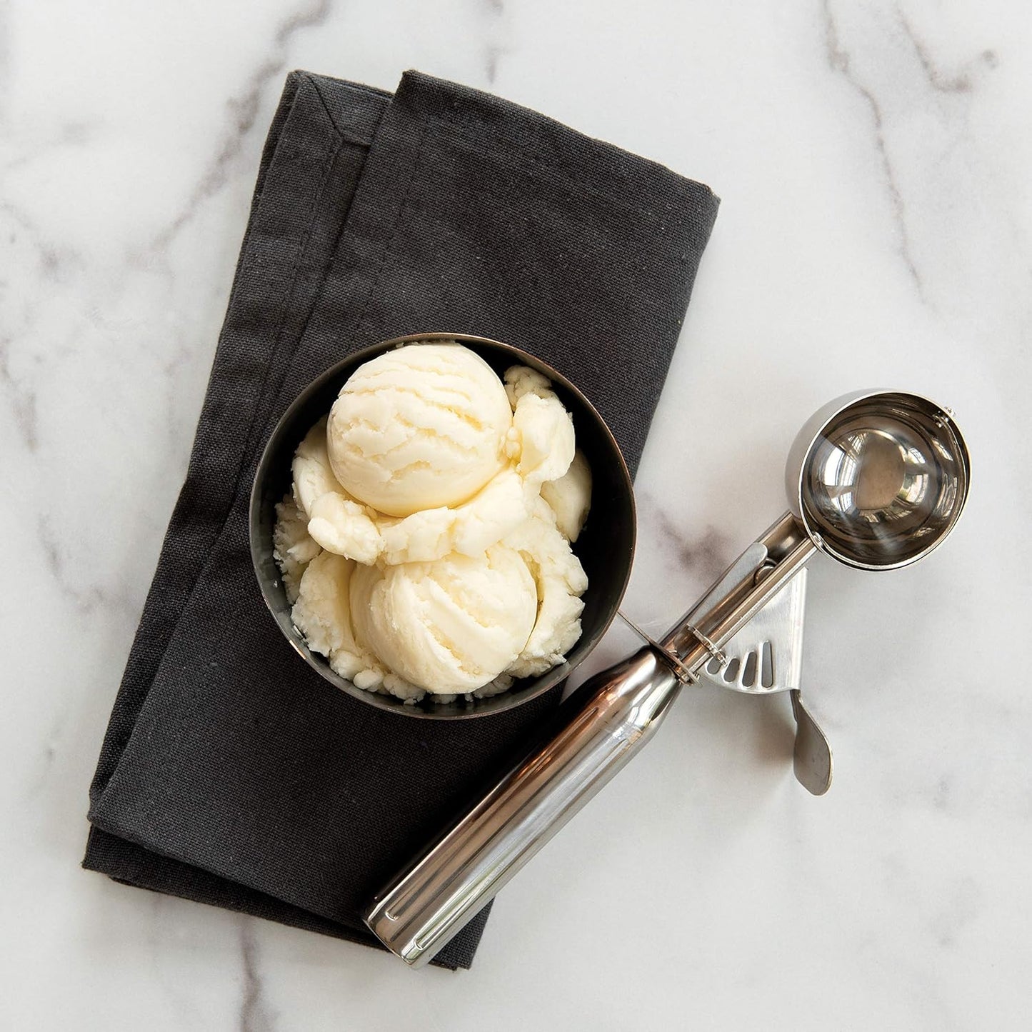 Nordic Ware Small Cookie Scoop, 1.5 Tablespoon Capacity, Silver
