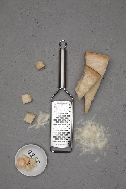 Microplane Professional Series Kitchen Grater Large Shaver for Hard Cheese, Chocolate and Truffle with Stainless Steel Blades - Made in USA