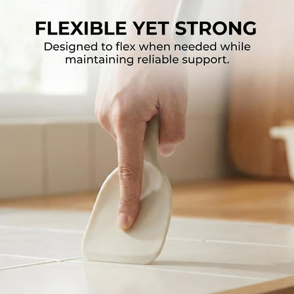 Silicone Kitchen Utensils Set, 6-Piece Premium, Cream White & Mocha | Premium Food-Grade Silicone, BPA-Free, Dishwasher Safe, Heat Resistant up to 500°F, Non-scratch. Long Ergonomic Handles.