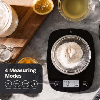 Greater Goods Food Scale – Digital Kitchen Scale, 1g Precision, Easy-Tare & Quick Conversion, Slim Compact Design, Durable & Portable | Ideal for Cooking, Baking & Meal Prep