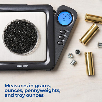 American Weigh Scales Blade Series Digital Pocket Gram Scale 1000g x 0.1g | Precision Mini Scale 0.1g Accuracy, Pocket Scale for Kitchen, Gold, Gems & Coin Scale, Smart Digital & Compact Scale