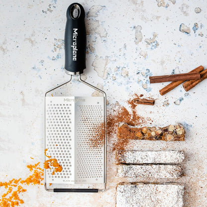 Microplane Gourmet Dual Grater - Fine and Coarse Stainless Steel Blades for Effortless Parmesan Cheese Grating and More
