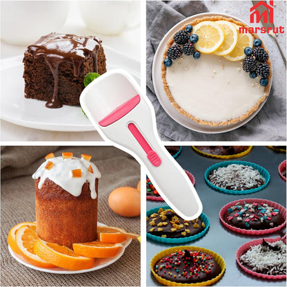 Cupcake Scoop, Batter Dispenser for Baking, Filler Spoon Tool Gadgets for Muffin, Cookie Dough, Pancakes & Cupcakes, Appliances/Supplies for Kitchen, Unique, Easy to Use, Dishwasher Safe & BPA Free