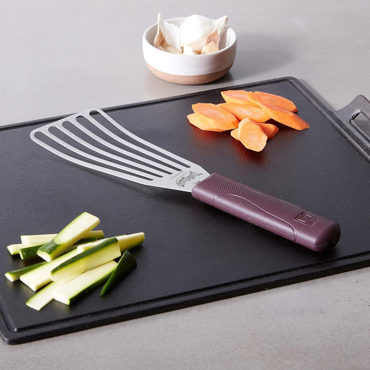 Mercer Culinary Hell's Handle Large Fish Turner/Spatula, 4 Inch x 9 Inch