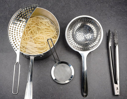 RSVP International Endurance Kitchen Collection Colander Strainer, Mini, Pierced Stainless Steel