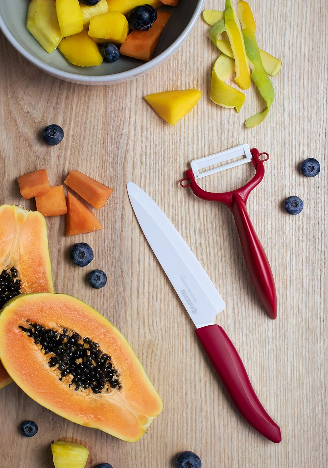 Kyocera Advanced Ceramic Horizontal Y Peeler, Black -