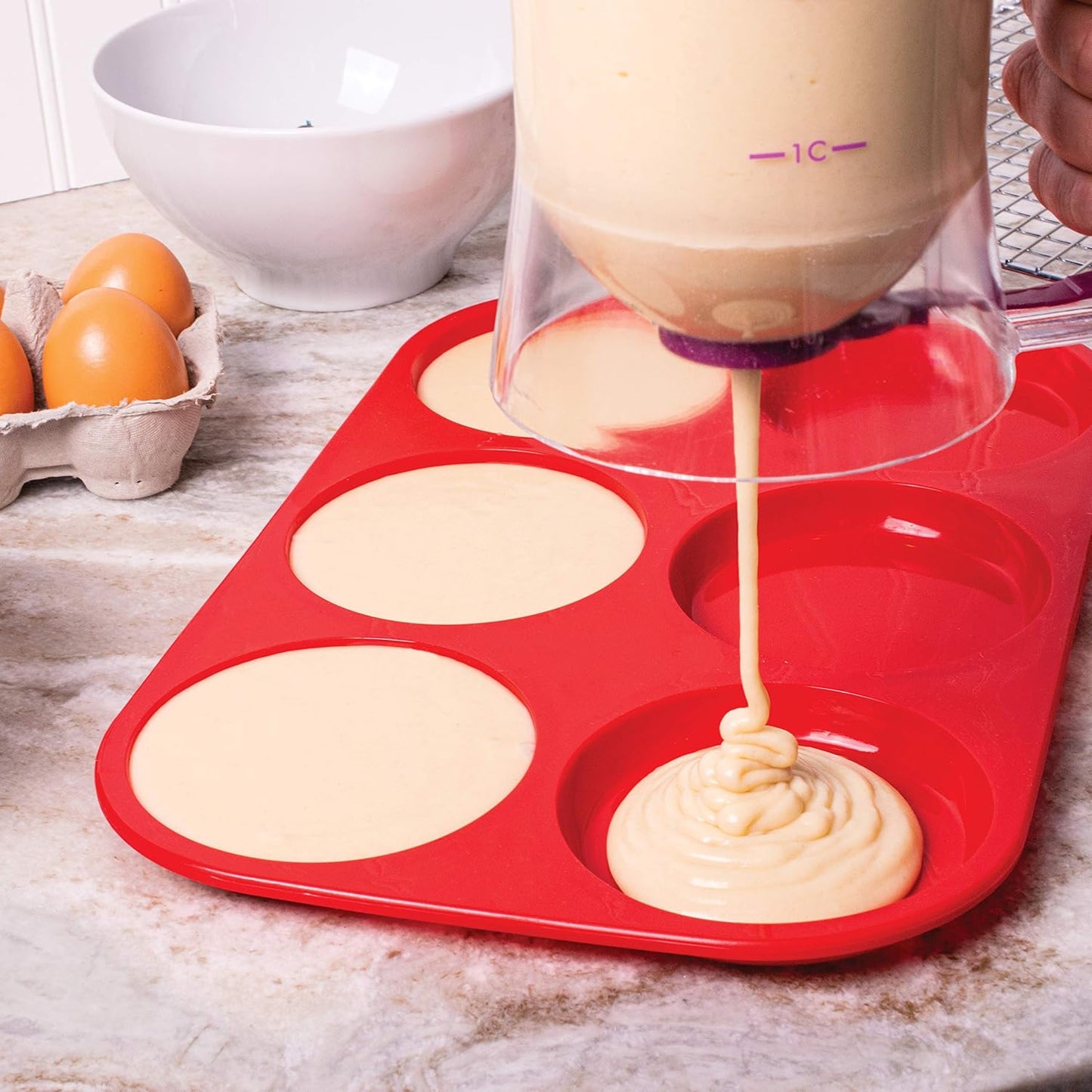 Mrs. Anderson’s Baking Batter Dispenser, 4-Cup Capacity