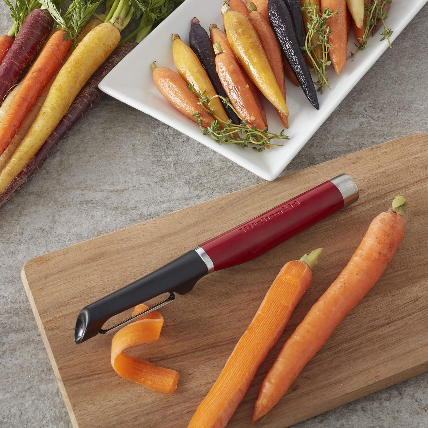 KitchenAid Gourmet Euro Peeler, 8.7-Inch, Black