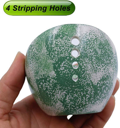 Pottery Blue Handmade Herb Stripper Bowl Kitchen Tool for Efficient Parsley, Basil, Rosemary, Thyme, Mint Leaf Removal & Stripping ,Ceramic Stylish Serving Dish for Berries Nuts Dips Fruits Snacks