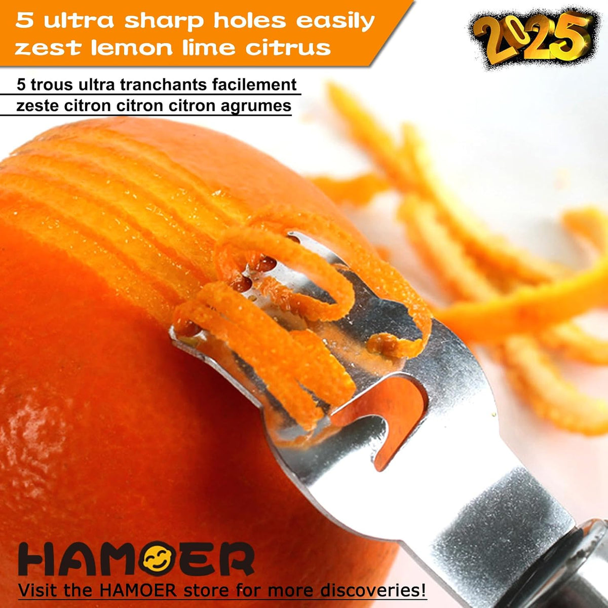 Cheese Micro Plane Grater Lemon Citrus Zester Channel Knife Tool Set