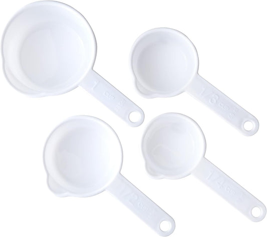 Select Measuring Cup Set, 1/4, 1/3, 1/2 and 1 cup, White