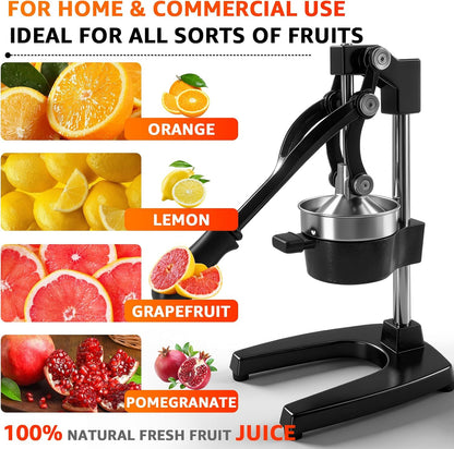 Manual Fruit Juicer Hand Press Citrus Squeezer for Home