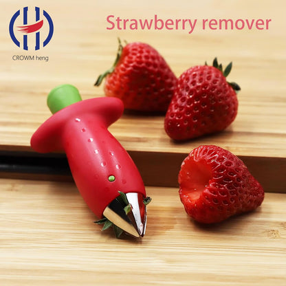 Remover, tomato corer, strawberry remover, kitchen tool tweezers, fruit clip, suitable for fruits and vegetables, suitable for strawberries, pineapples, tomatoes, fruits