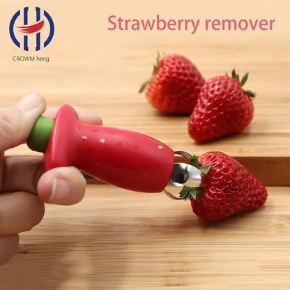 Remover, tomato corer, strawberry remover, kitchen tool tweezers, fruit clip, suitable for fruits and vegetables, suitable for strawberries, pineapples, tomatoes, fruits