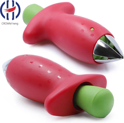 Remover, tomato corer, strawberry remover, kitchen tool tweezers, fruit clip, suitable for fruits and vegetables, suitable for strawberries, pineapples, tomatoes, fruits