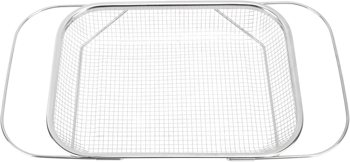 Expandable Stainless Steel Colander, Over The Sink Colander with Fine Mesh Basket Kitchen Strainer for Strain Drain Rinse Vegetables Fruits Dishes (Silver)