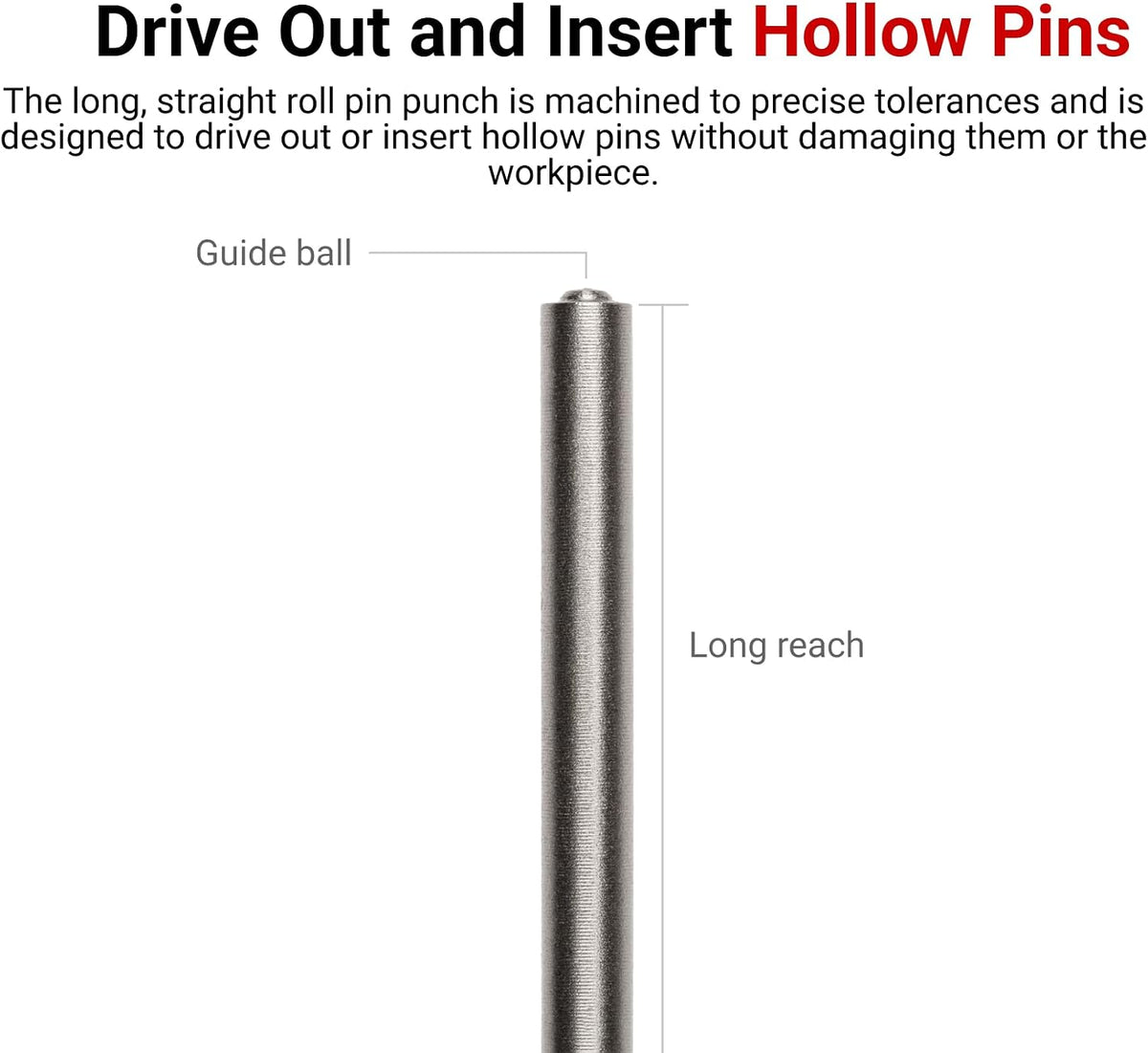 5/64 Inch Roll Pin Punch | 66062 | Made in USA
