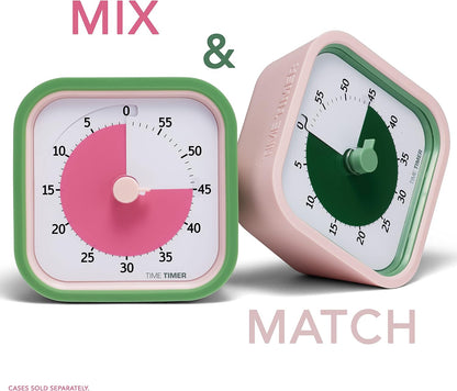 Home MOD – 60-Minute Visual Timer, Home Edition, Silent Operation, for Homeschool Supplies, Study, Office & Meetings (Fern Green)