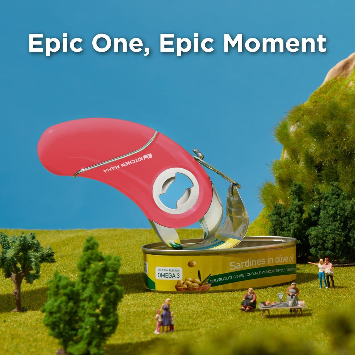 Epic One Multifunction Opener, Red