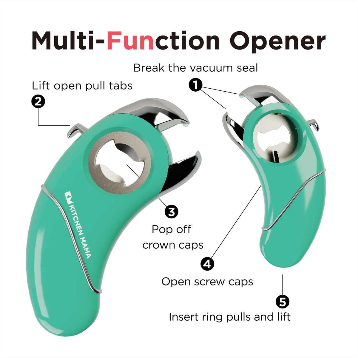 Epic One Multifunction Opener, Red