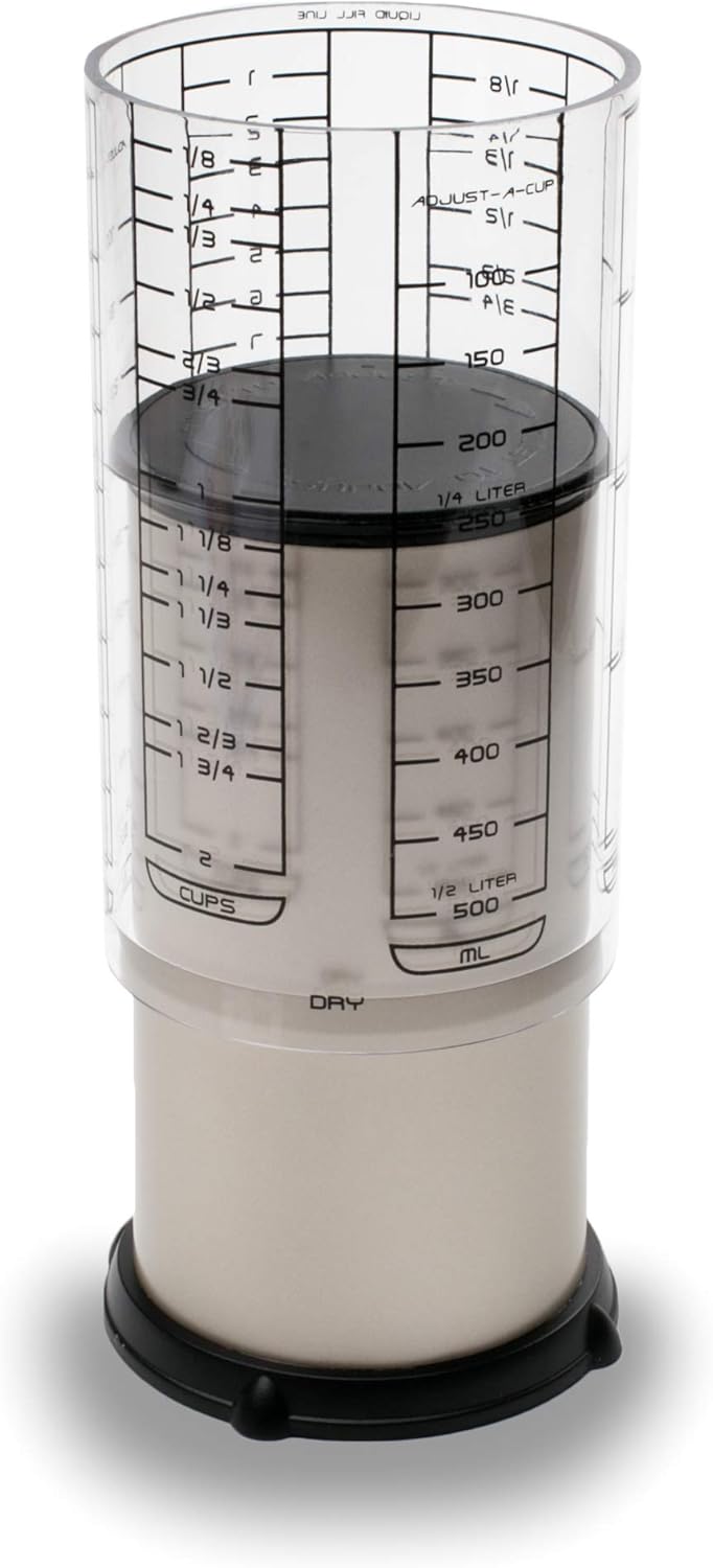 Professional Series 2 Cup Adjust-A-Cup, Champagne Satin, Adjustable, 1/8 to 2-Cup