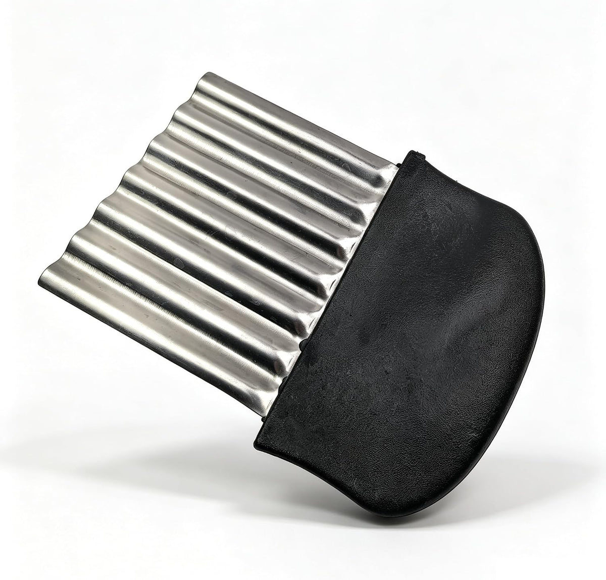French Fry Slicer, Large Crinkle Cutter with Stainless Steel Blade