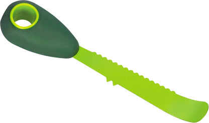 3-in-1 Avocado Knife with Non-Stick Coating, 7.25 inch/18.42 cm, Green