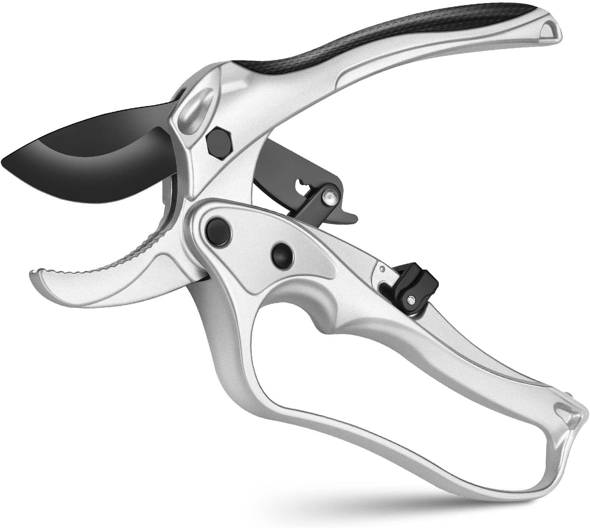 6.7" Lightweight Pruning Scissors, Garden Snips with Straight Stainless Steel Blades and Needle Point Tip, Gardening Trimmers for Flower stems, Herbs, Small Plants, Buds