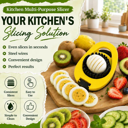 Egg Slicer, Stainless Steel Wire Egg Cutter