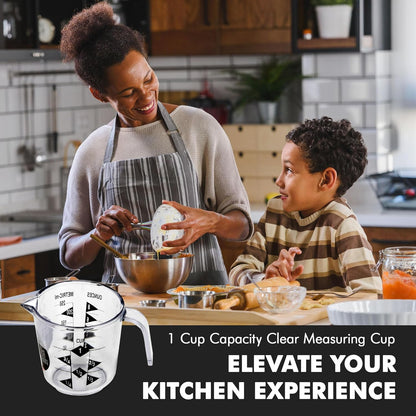 Chef Craft Select Plastic Measuring Cup, 4 Cup, Clear