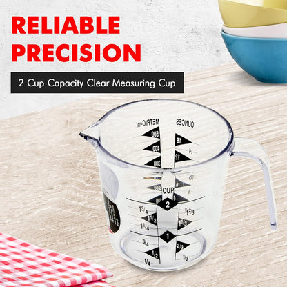 Chef Craft Select Plastic Measuring Cup, 4 Cup, Clear