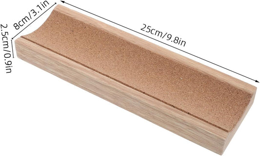 Wood Rolling Pin Holder Compact Storage Organizer for Pastry Dough Fondant Bakers Space-saving Kitchen Base Stand Compatible with Various Roller