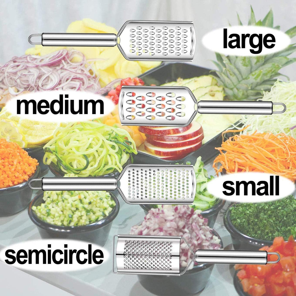 Handheld Cheese Grater Stainless Steel