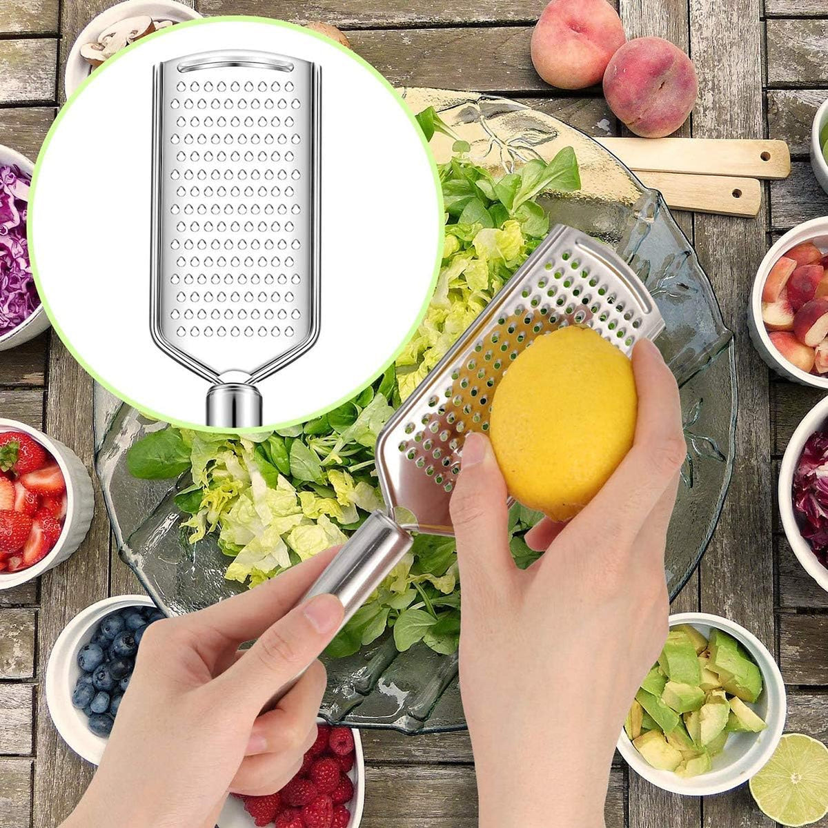 Handheld Cheese Grater Stainless Steel