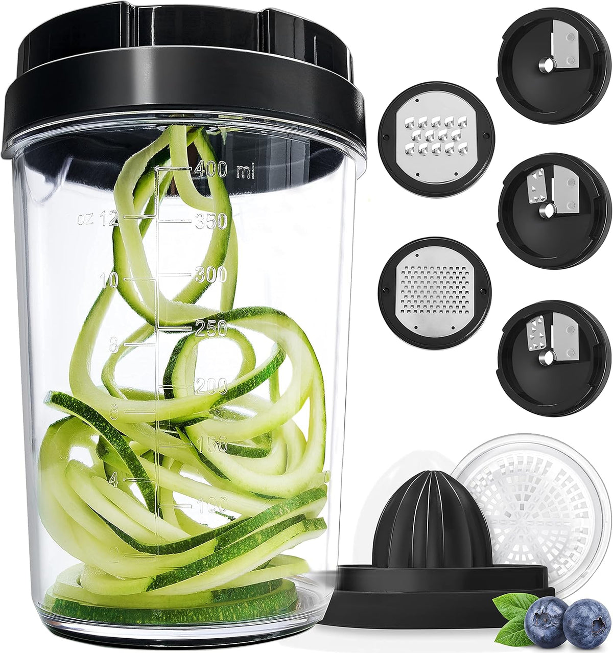 Vegetable Spiralizer & Slicer, Veggie Noodle Maker Kitchen Gadget