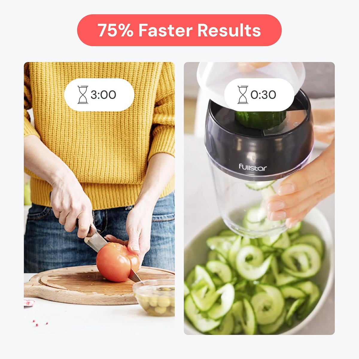 Vegetable Spiralizer & Slicer, Veggie Noodle Maker Kitchen Gadget