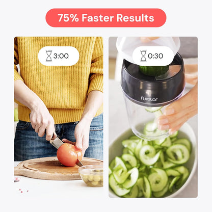 Vegetable Spiralizer & Slicer, Veggie Noodle Maker Kitchen Gadget