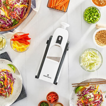 Upgrade Safe Mandoline Slicer Plus, Bigger Size, SkyBlue