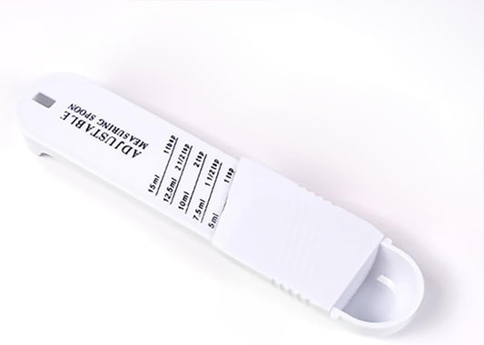 Adjustable Measuring Spoon with 5 Scales in One,1tsp, 1 1/2tsp, 2tsp, 2 1/2tsp, and 1 tbsp,Kitchen Measurements for Baking Cooking