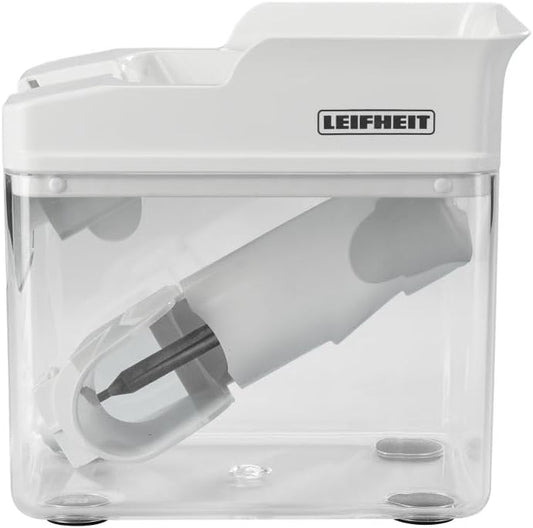 37211 Cherry Pitter – Stainless Steel Plunger Pits 25 Lbs/Hour, Ideal for Pies, Canning, Snacking, German Design, Easy-Clean Container, Dishwasher Safe – White