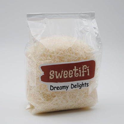 Gluten-Free Kataifi Pastry, Dried & Chopped Shredded Phyllo Dough for Middle Eastern Desserts, Kunafa & Rolls, Crafted for Sweet & Savory Creations, 200gr/7Oz