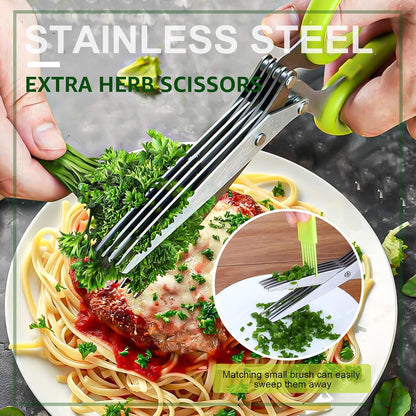 Kitchen Shears 2 Pack,Multi-Function Kitchen Scissors Heavy Duty Sharp 304 Stainless Steel, Apartment Kitchen Accessories Cooking Shears for Chicken,Meat,Fish,Poultry(Sliver)