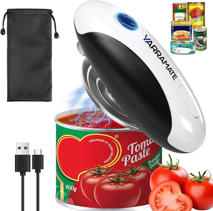 Rechargeable Electric Can Opener, USB-C Smooth Edge Cutter