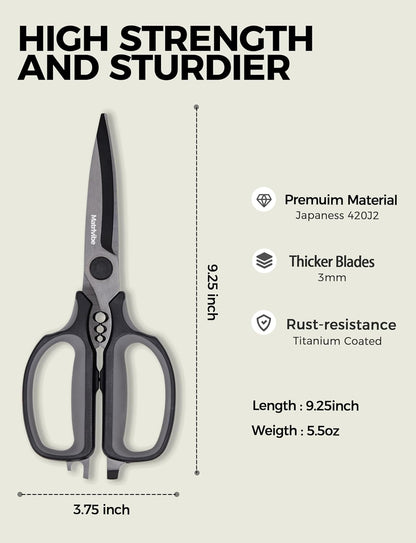 Come Apart Kitchen Shears Heavy Duty All Purpose food Scissors