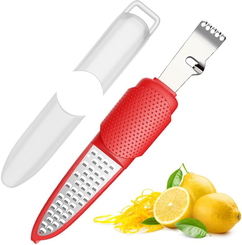 3 in 1 Citrus Zester Tool, Lemon Citrus, Orange Zester and Grater